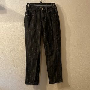 PacSun Black Striped Women Jeans